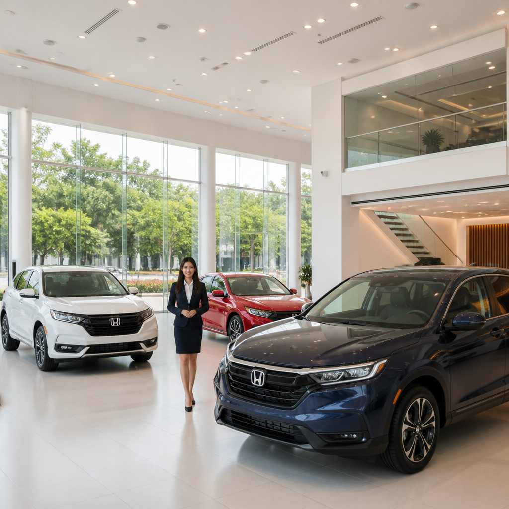 1. địa chỉ showroom Honda City tại Hà Nội